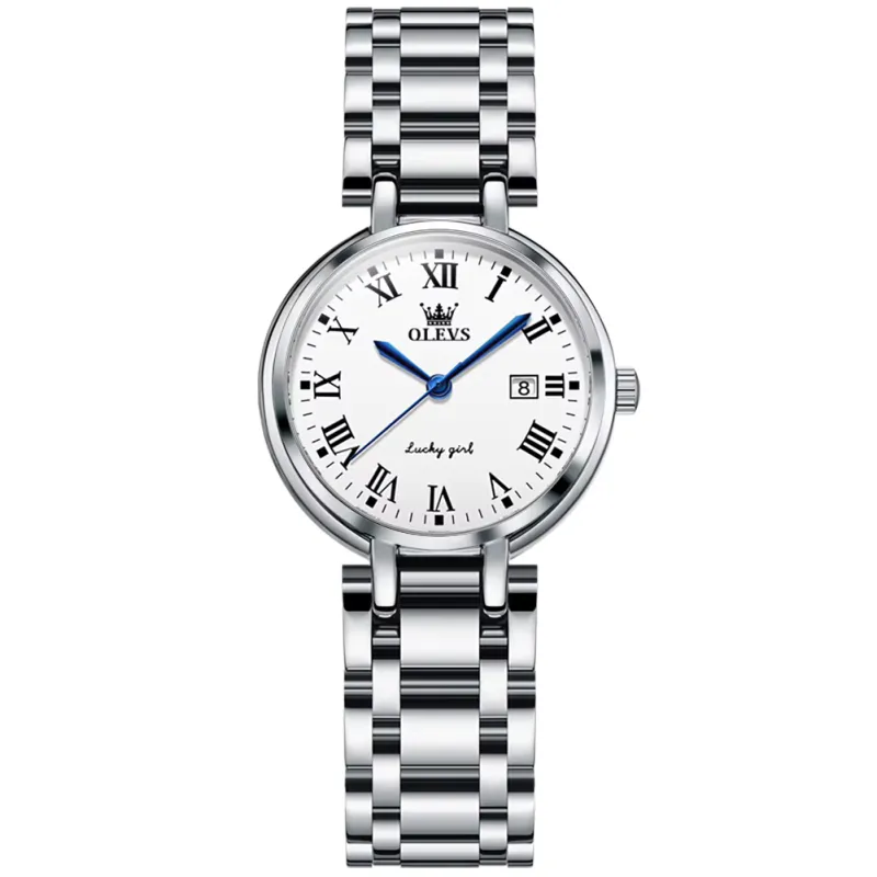 Reloj relacionado OLEVS OP-5575 Esfera romana blanca