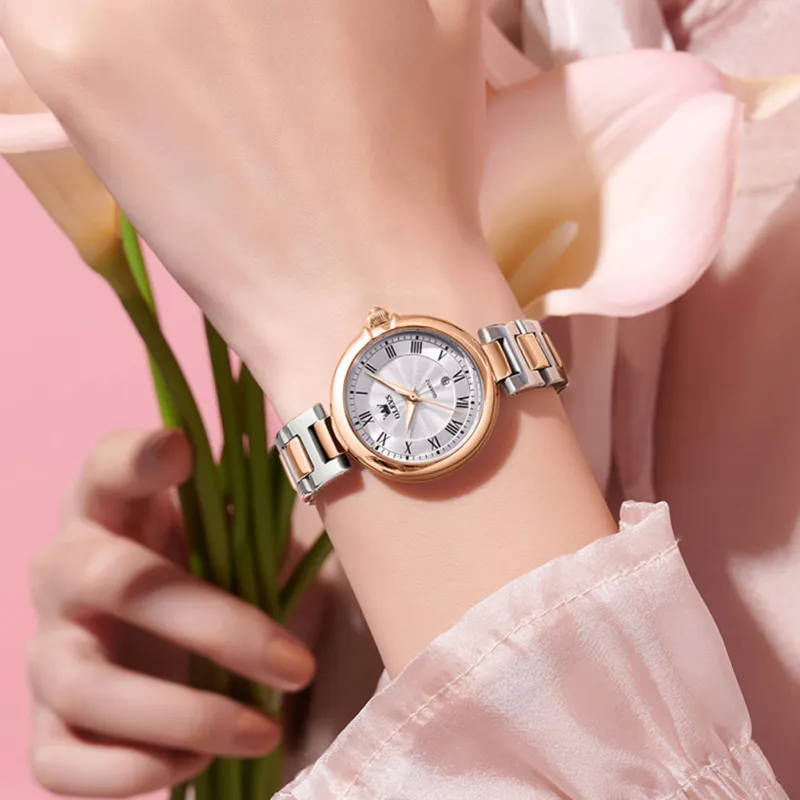 Hover OLEVS OP-5608 ALL ROSE WHITE