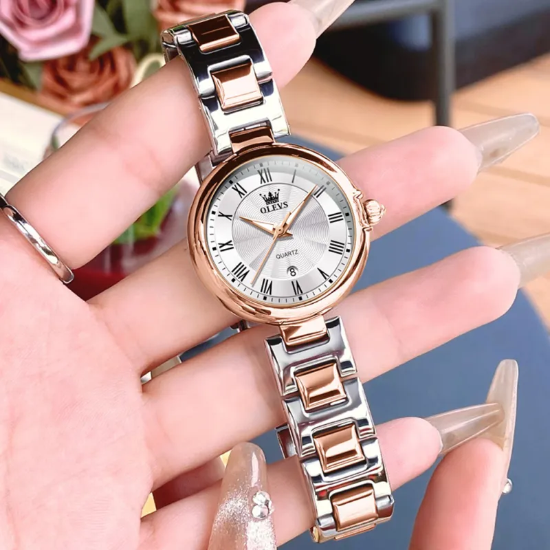 Hover OLEVS OP-5608 ALL ROSE WHITE