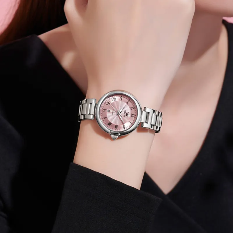 Hover OLEVS OP-5608 SILVER PINK