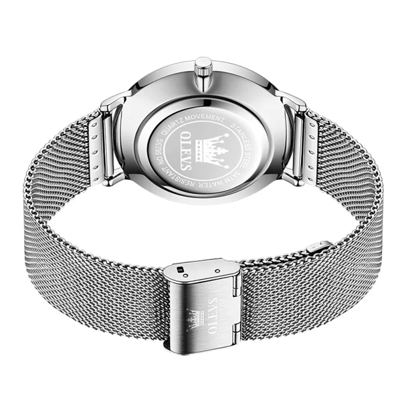 OLEVS OP-5623 Plata Negro