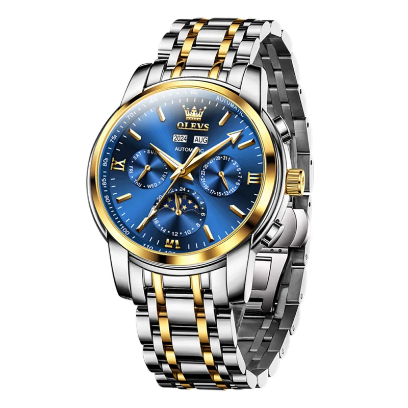 OLEVS OP-6633 Azul Dorado