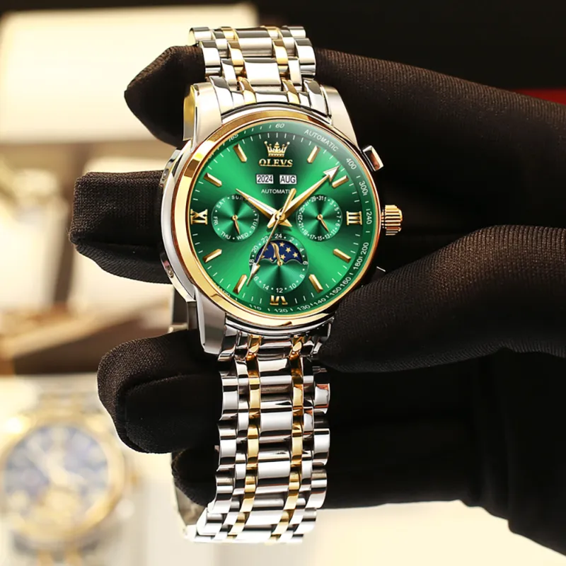 OLEVS OP-6633 Verde Dorado