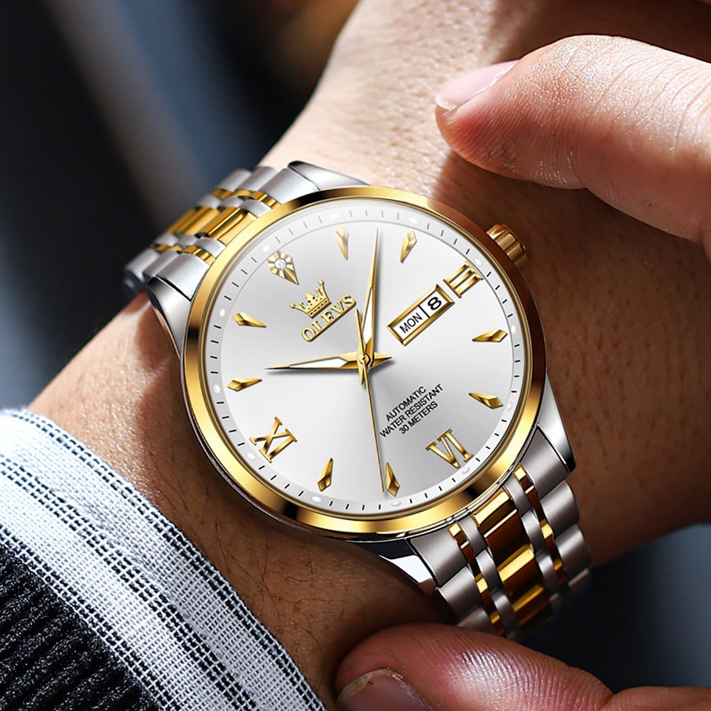 OLEVS OP-9956 Blanco Dorado