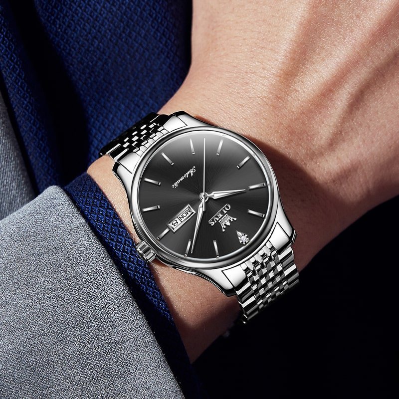 OLEVS OP-9960 Silver Black